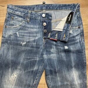 ジャケット DSQUARED2 Dsquared2 Summer Lovers denim jacket with rafia Dsquared2 Summer Lovers denim jacket with rafia profiles
